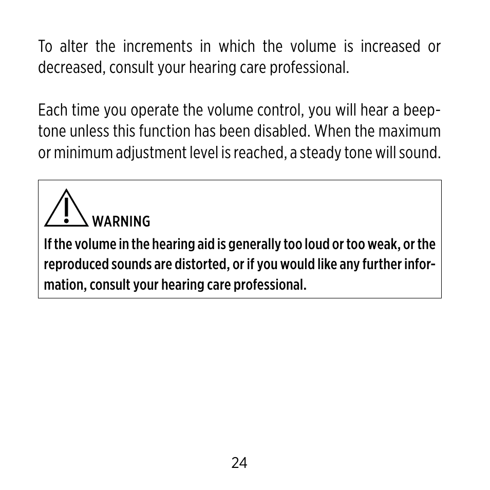 Widex C-9 User Manual | Page 24 / 76