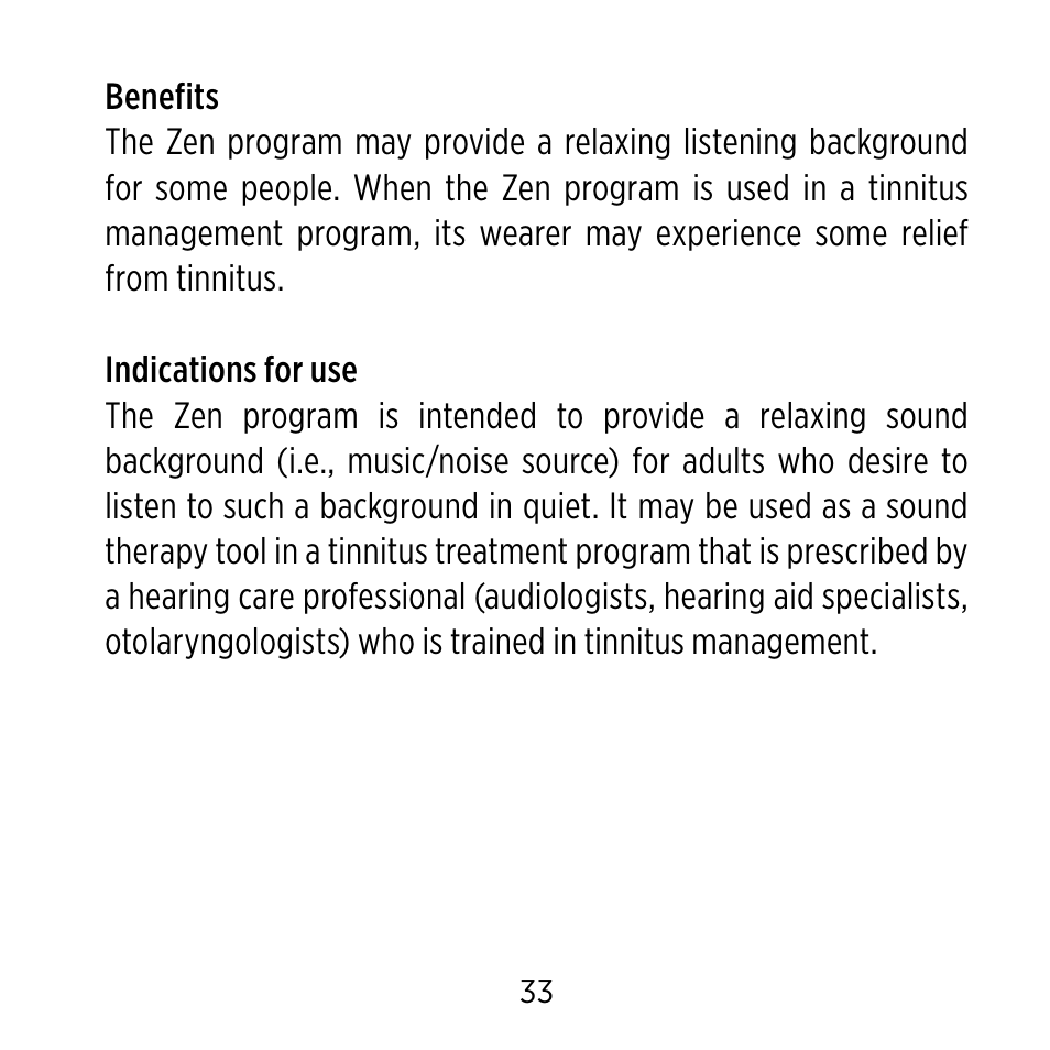 Widex C-9 User Manual | Page 33 / 76