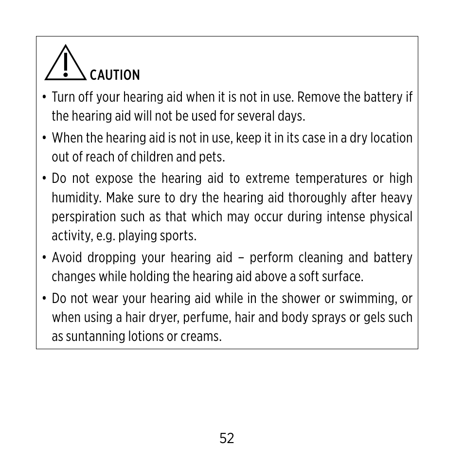 Widex C-9 User Manual | Page 52 / 76