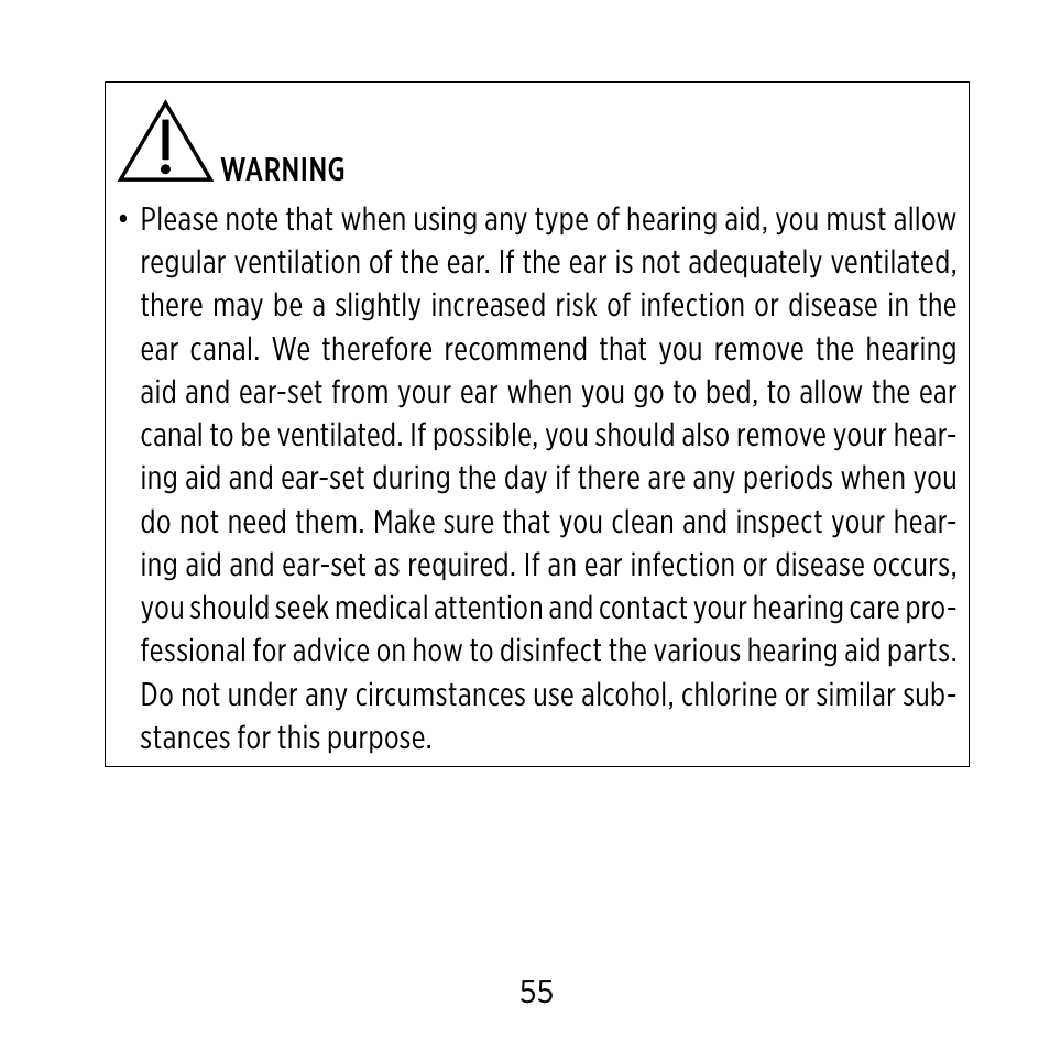 Widex C-9 User Manual | Page 55 / 76