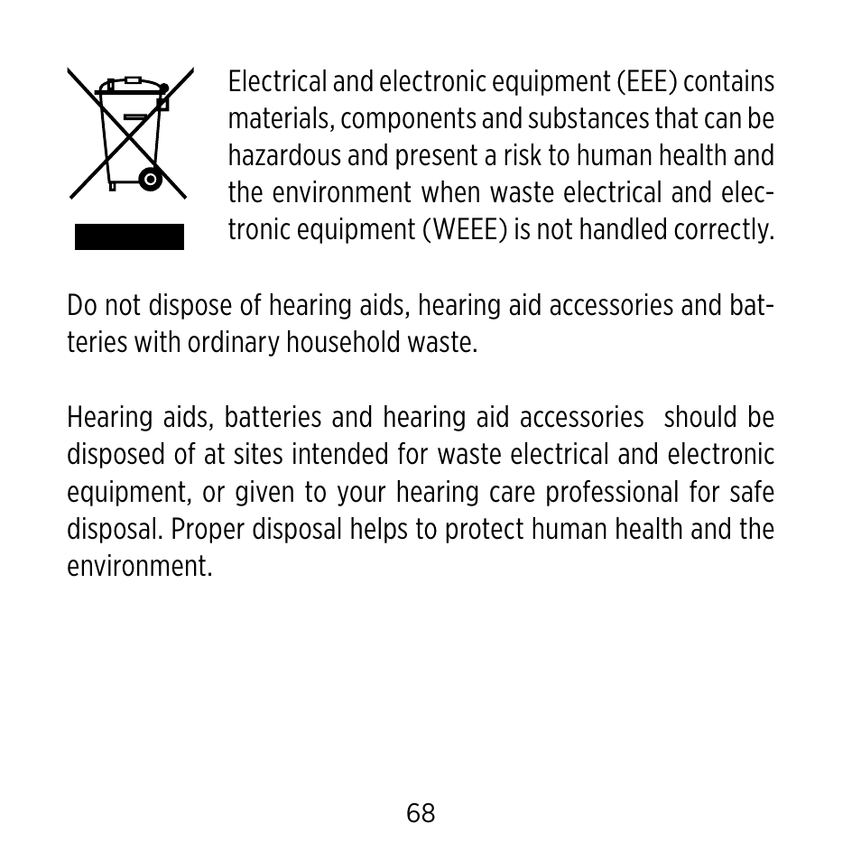 Widex C-9 User Manual | Page 68 / 76