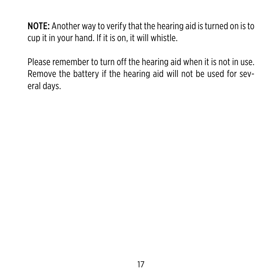 Widex C-CIC User Manual | Page 17 / 84