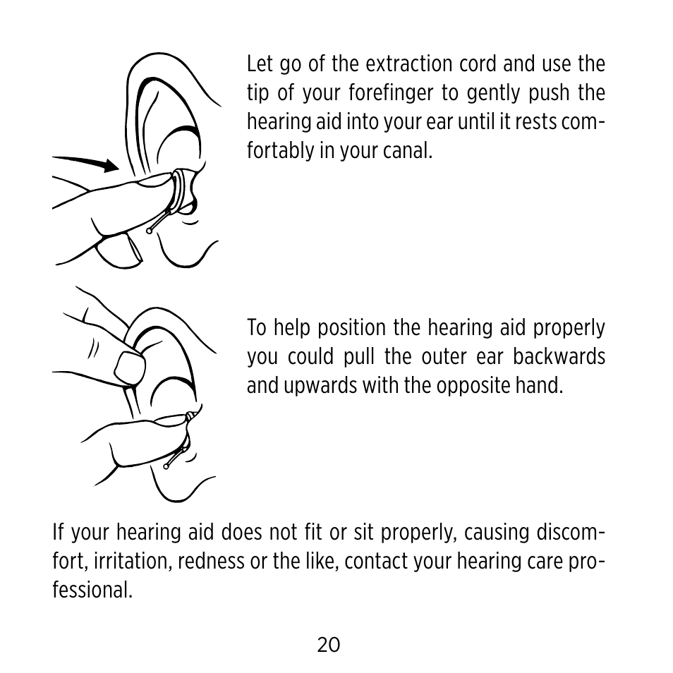 Widex C-CIC User Manual | Page 20 / 84