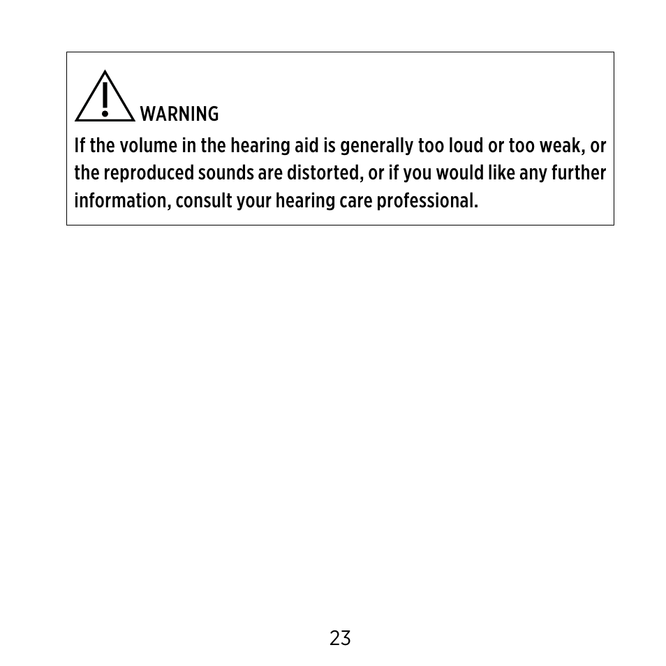 Widex C-CIC User Manual | Page 23 / 84