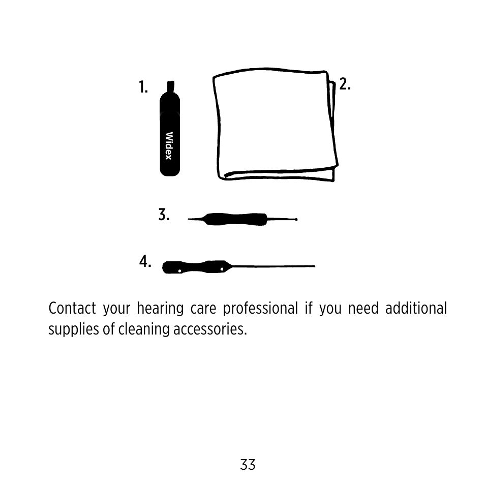 Widex C-CIC User Manual | Page 33 / 84