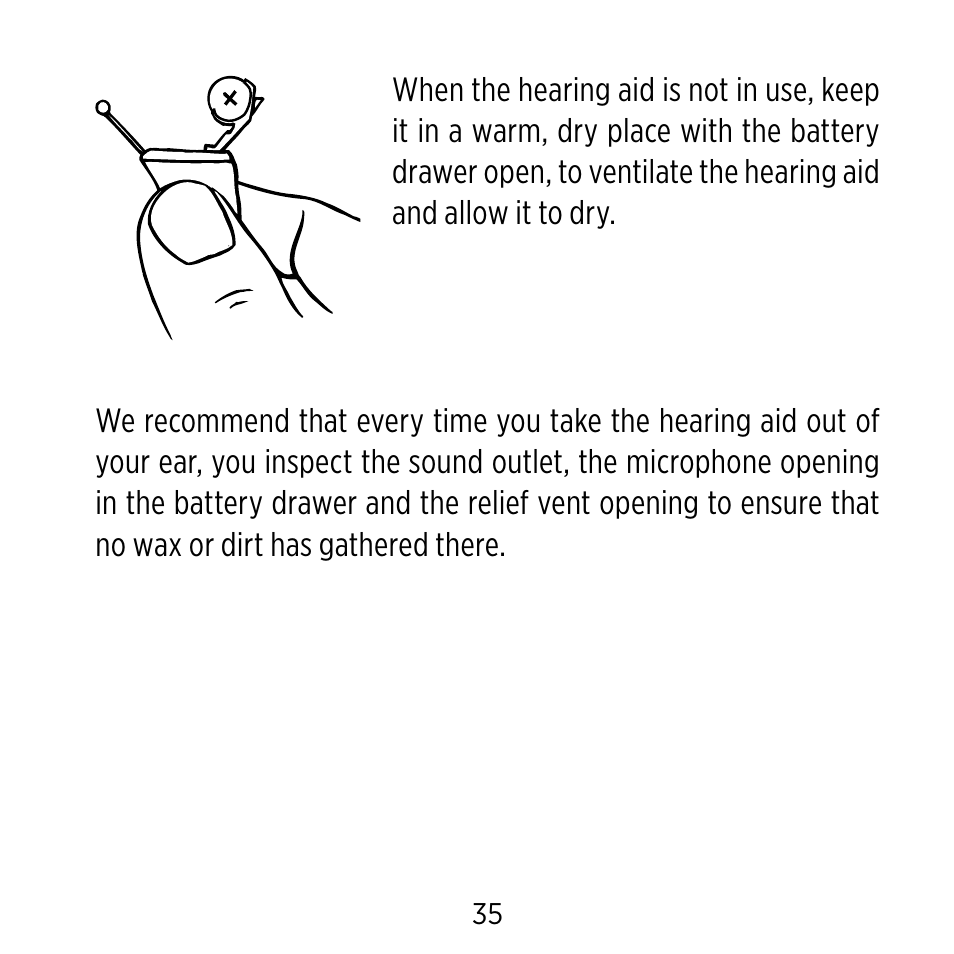 Widex C-CIC User Manual | Page 35 / 84