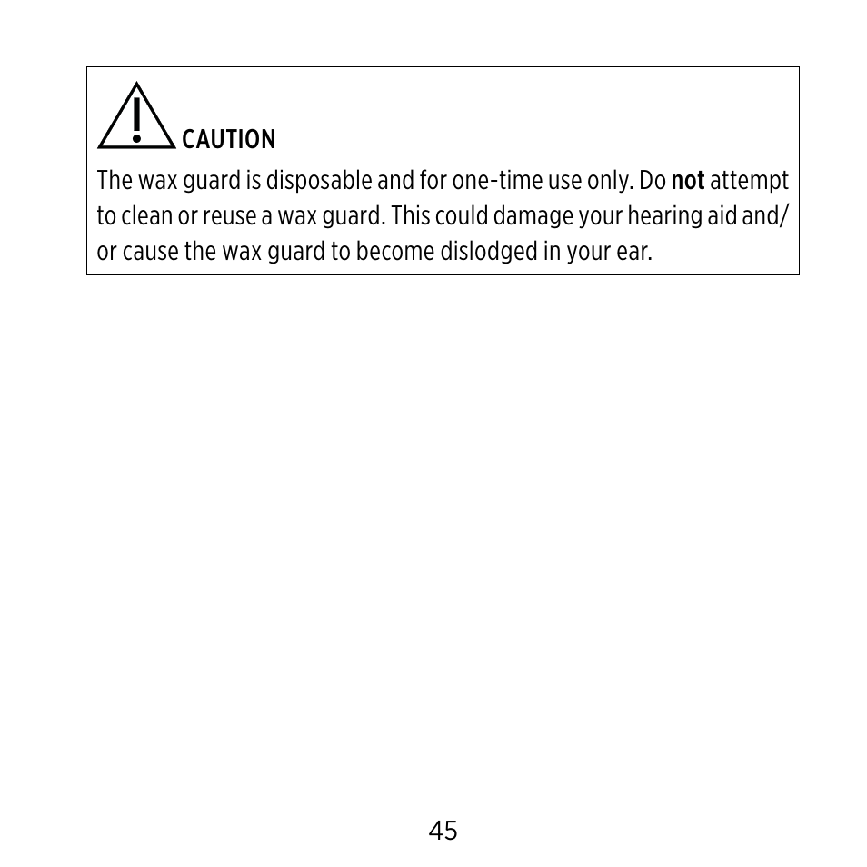 Widex C-CIC User Manual | Page 45 / 84