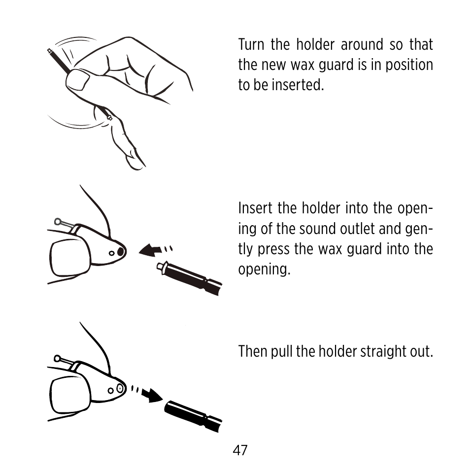 Widex C-CIC User Manual | Page 47 / 84