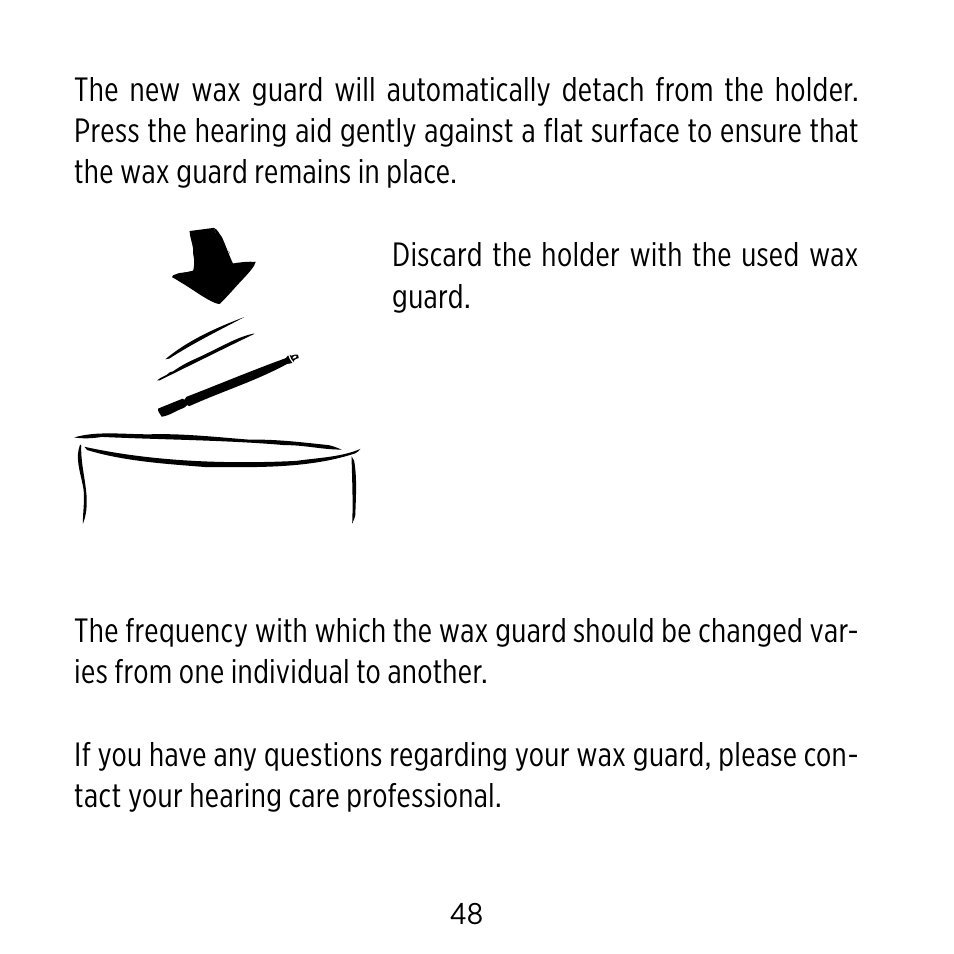 Widex C-CIC User Manual | Page 48 / 84