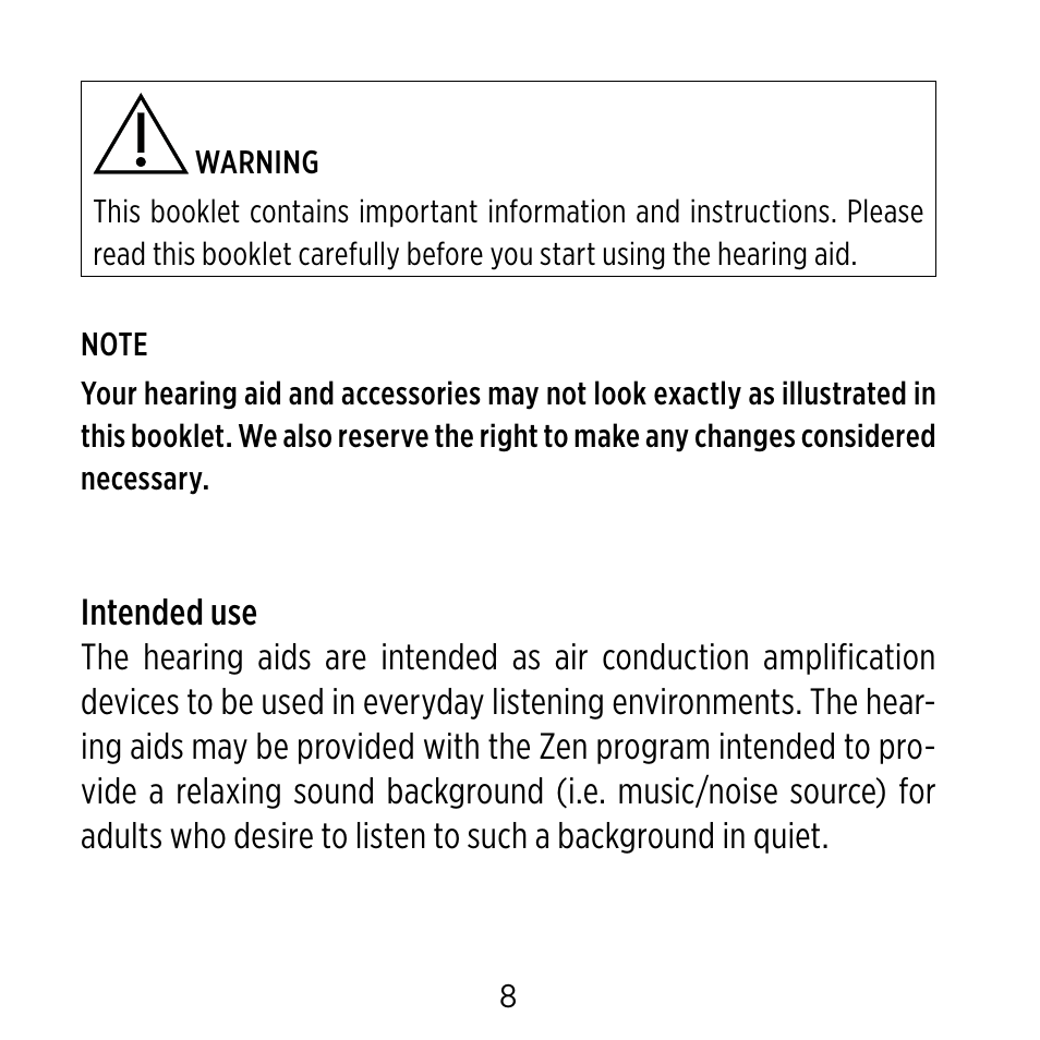 Widex C-CIC User Manual | Page 8 / 84