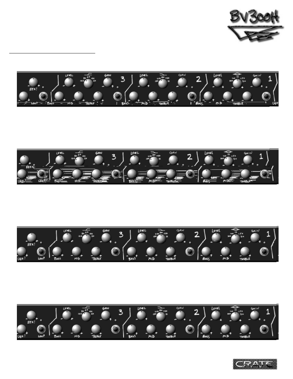 Crate Amplifiers BV300H User Manual | Page 13 / 15
