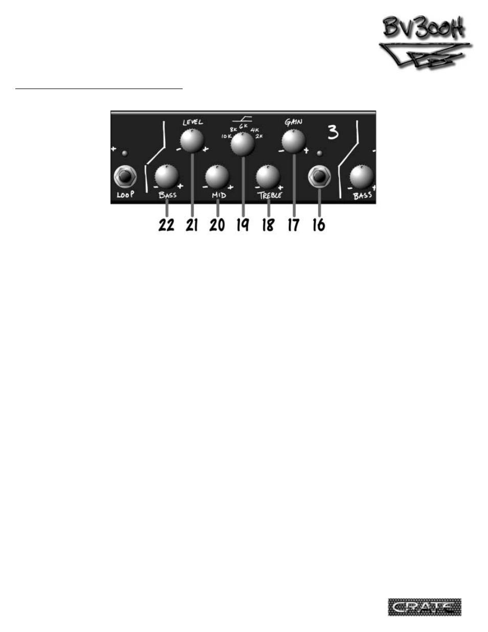 Crate Amplifiers BV300H User Manual | Page 6 / 15