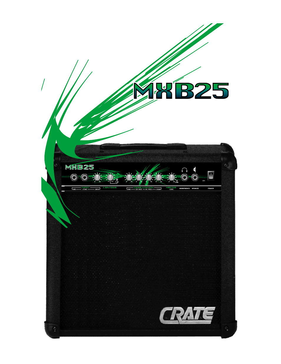 Crate Amplifiers MXB25 User Manual | 8 pages
