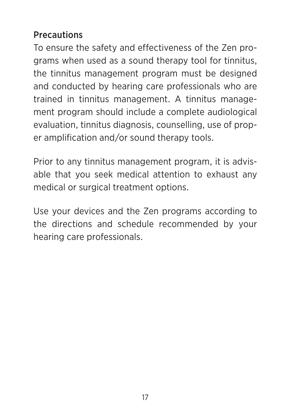 Widex C2-PA (RIC) User Manual | Page 17 / 44