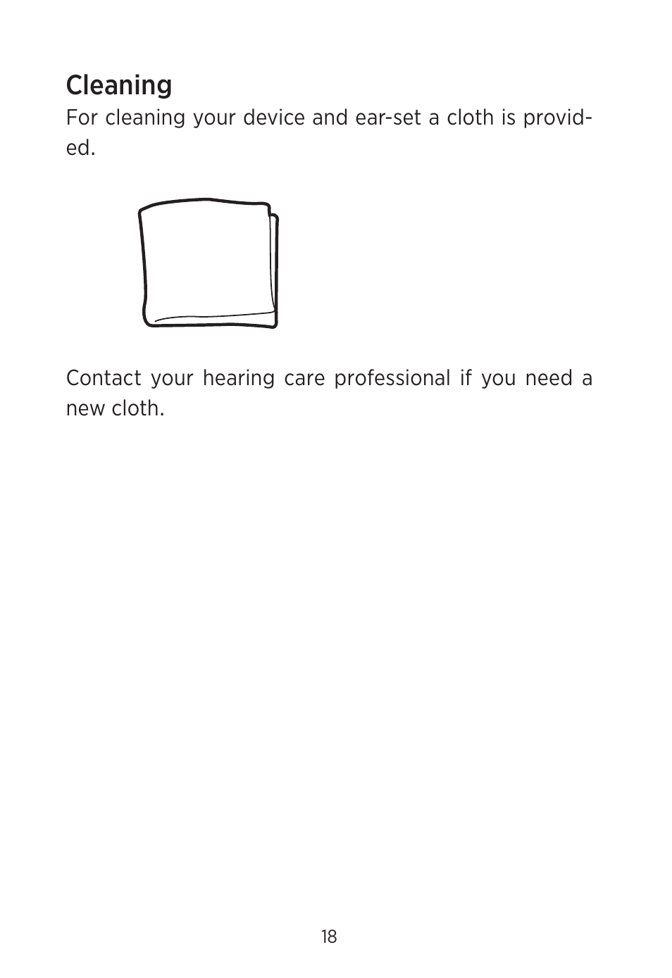 Cleaning | Widex C2-PA (RIC) User Manual | Page 18 / 44