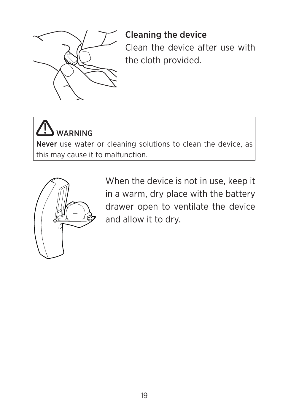 Widex C2-PA (RIC) User Manual | Page 19 / 44