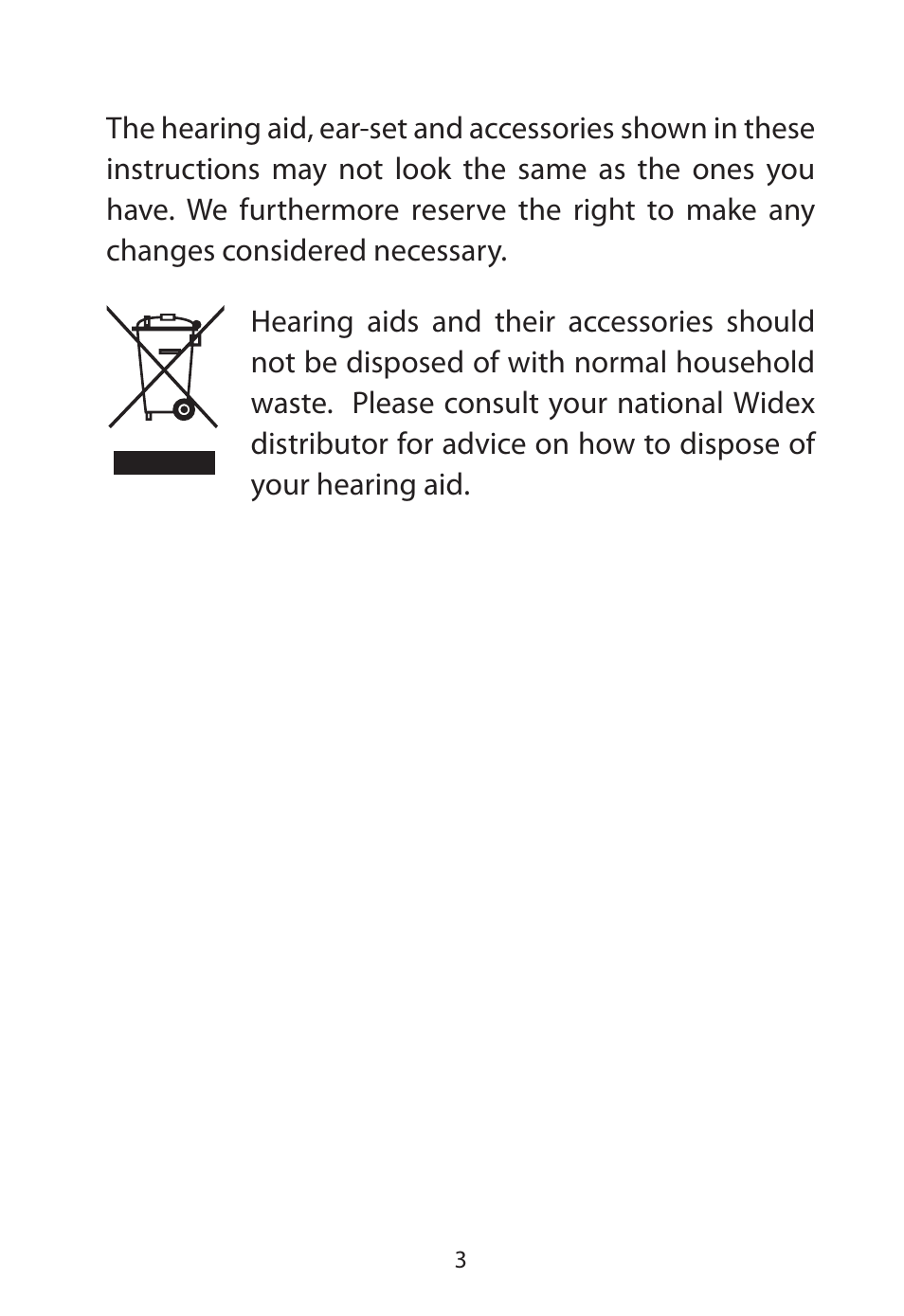 Widex Flash-m User Manual | Page 3 / 64
