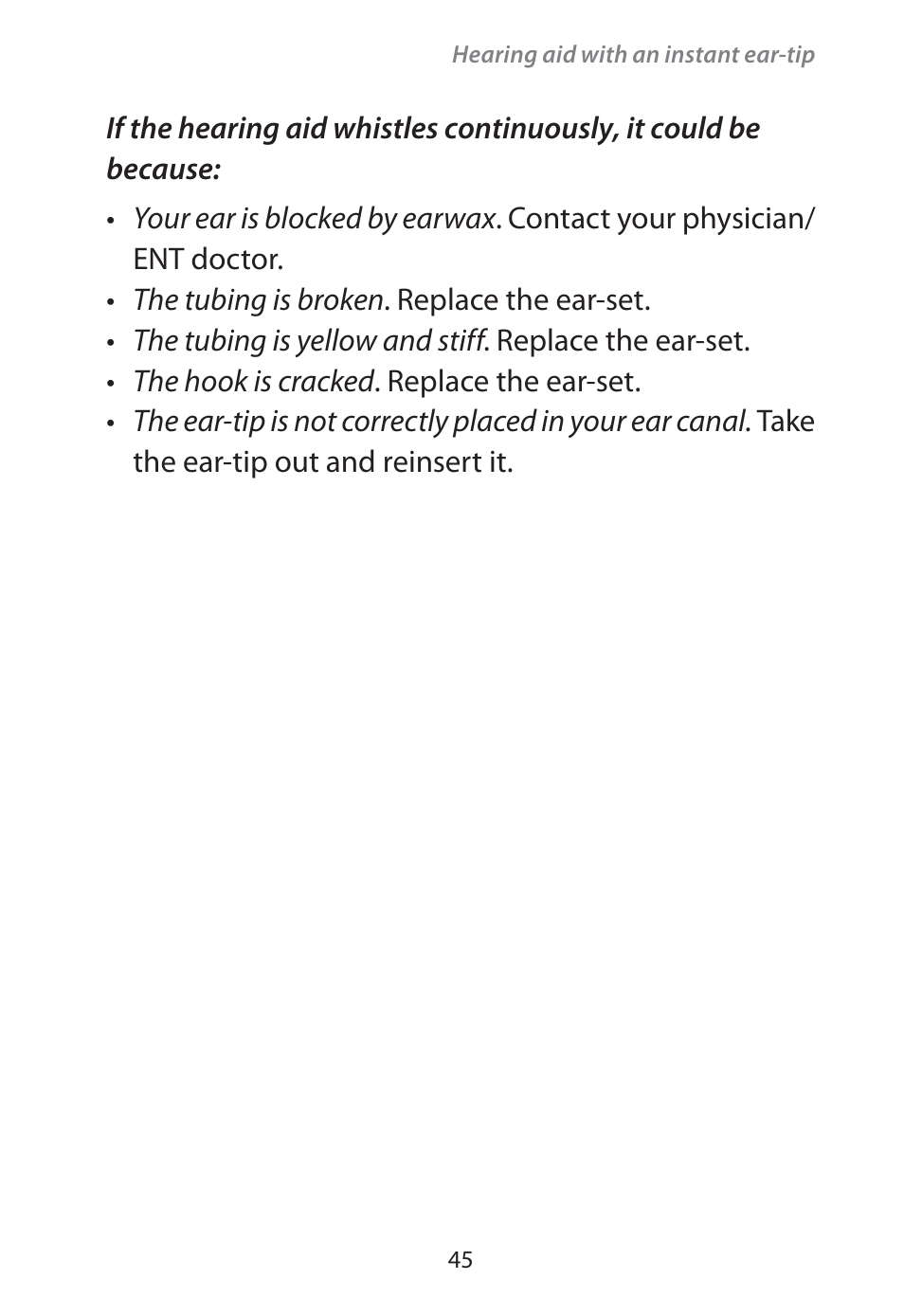 Widex Flash-m User Manual | Page 45 / 64