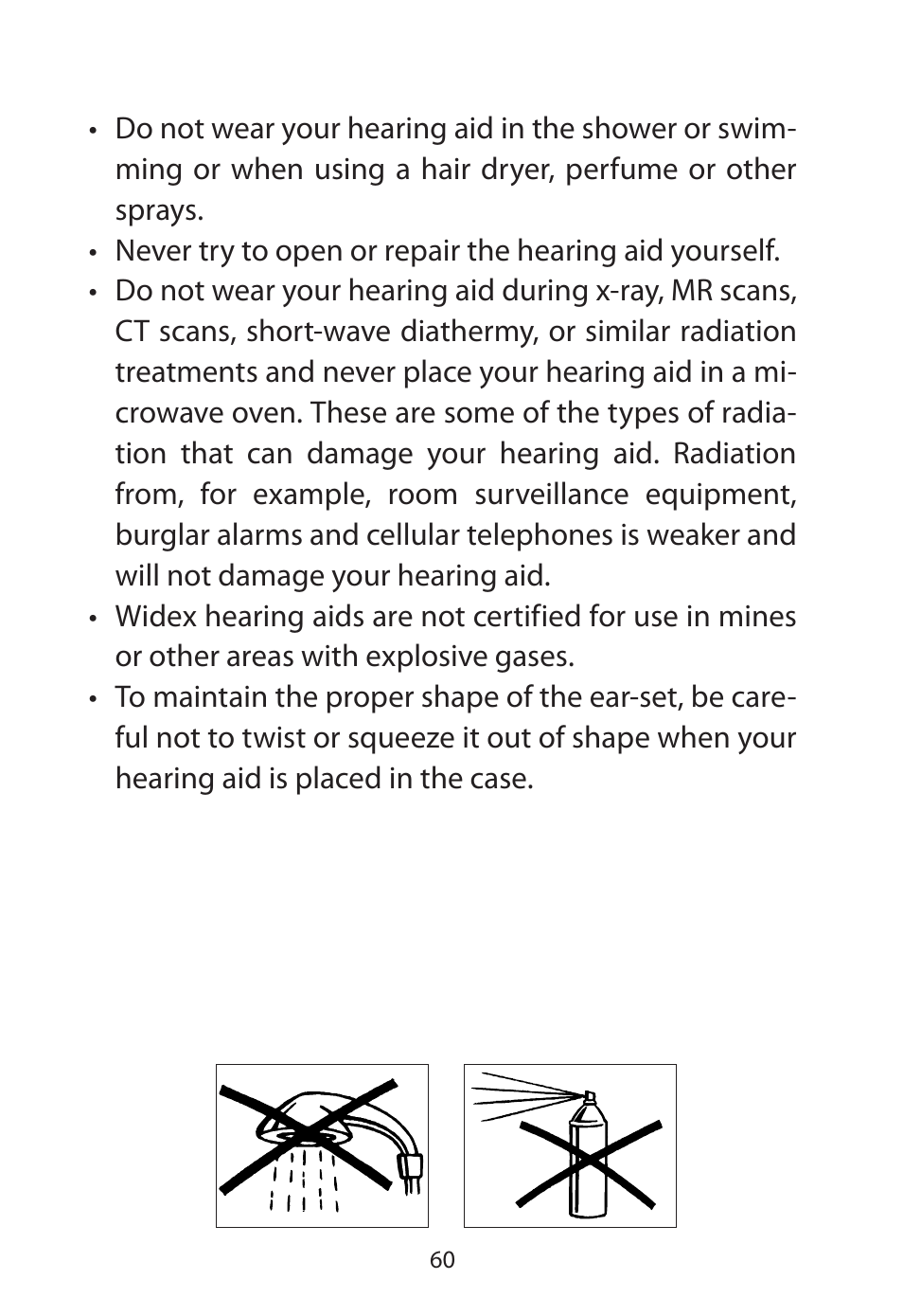 Widex Flash-m User Manual | Page 60 / 64