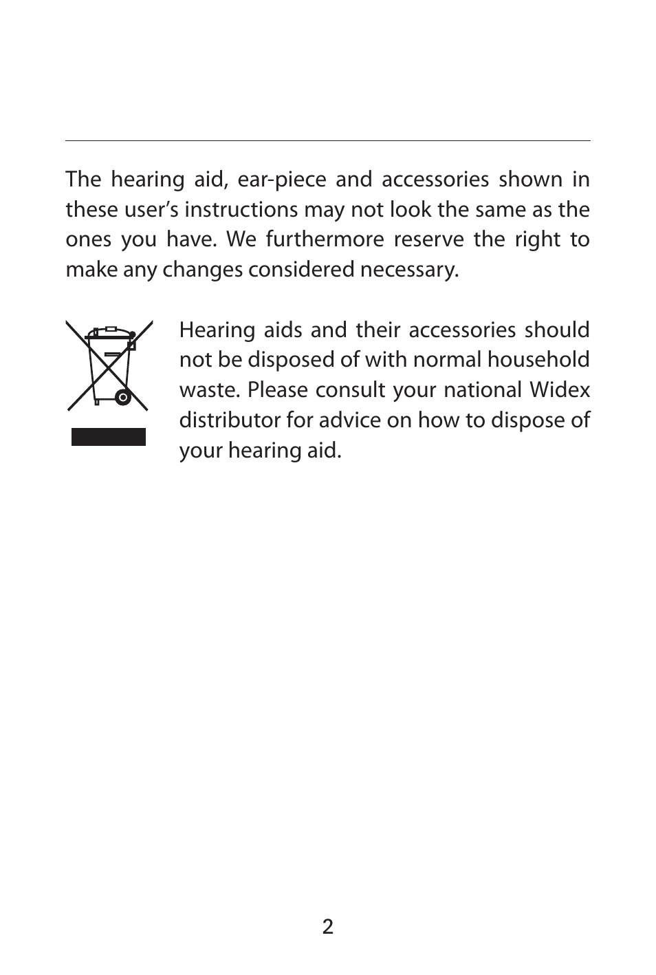 Widex FL-9é Custom User Manual | Page 2 / 52
