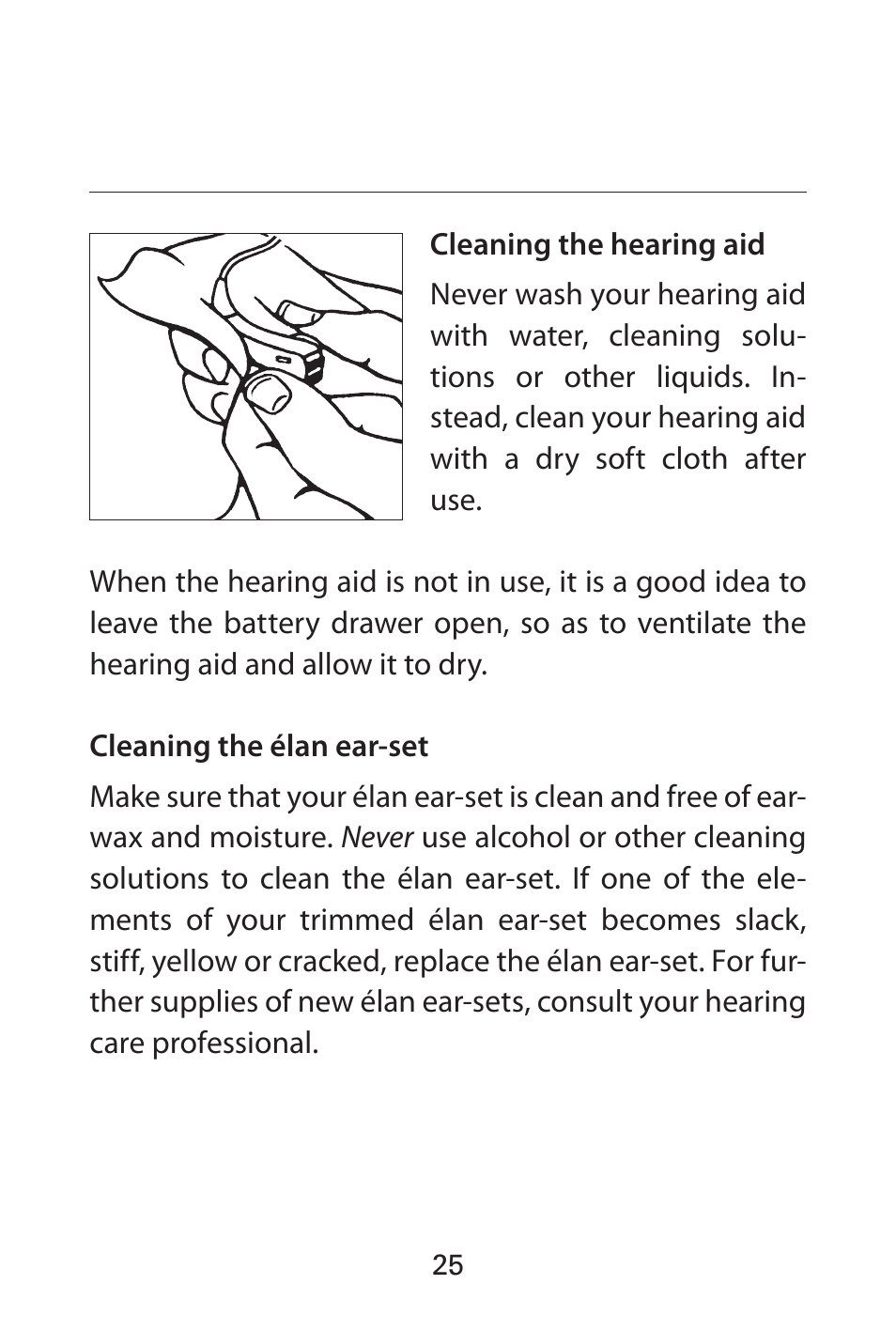 Widex FL-9é Custom User Manual | Page 25 / 52