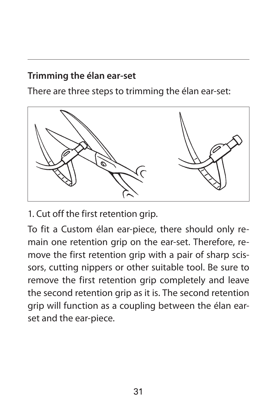 Widex FL-9é Custom User Manual | Page 31 / 52