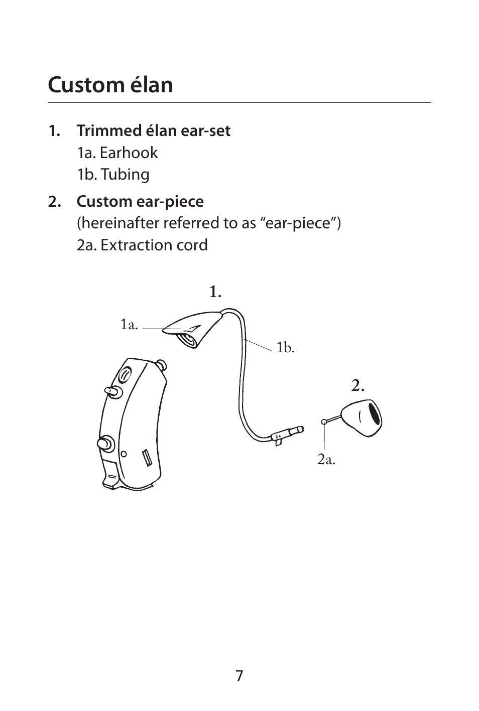 Custom élan | Widex FL-9é Custom User Manual | Page 7 / 52