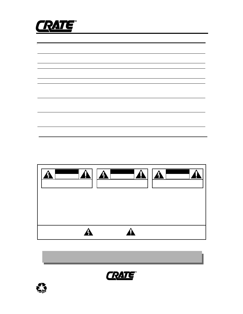 Gx-140c/ch amplifier, Gx-140c/ch technical specifications | Crate Amplifiers GX-140CH User Manual | Page 4 / 4
