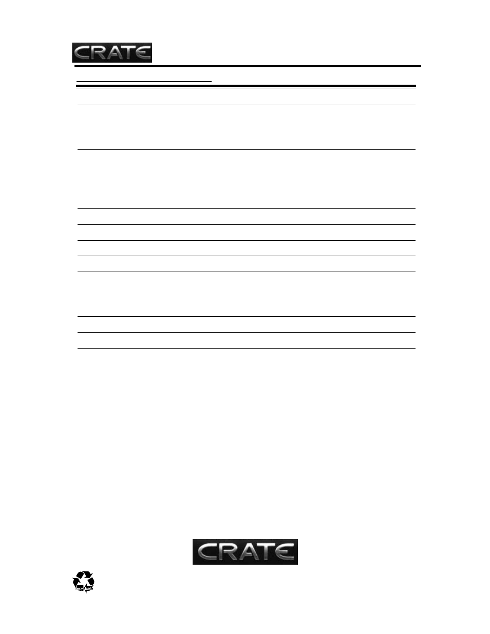 Bt220h | Crate Amplifiers BT220H User Manual | Page 8 / 8