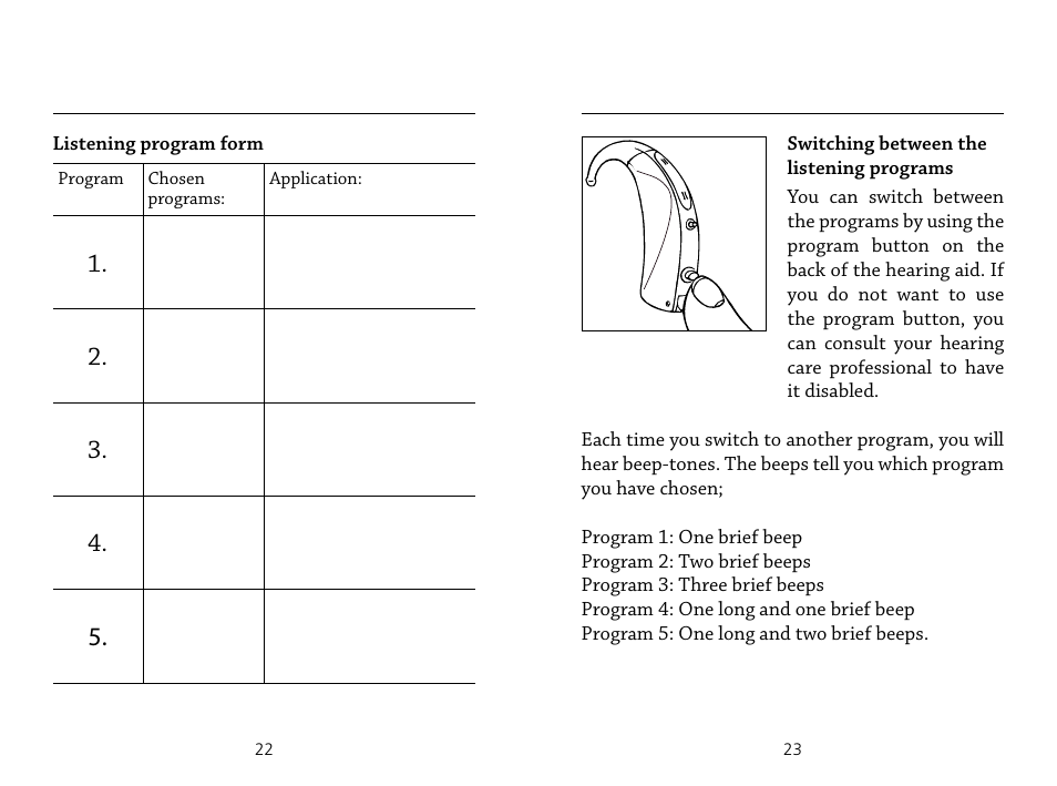 Widex IN-19 User Manual | Page 12 / 23