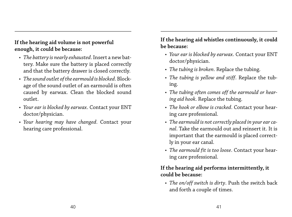 Widex IN-19 User Manual | Page 21 / 23