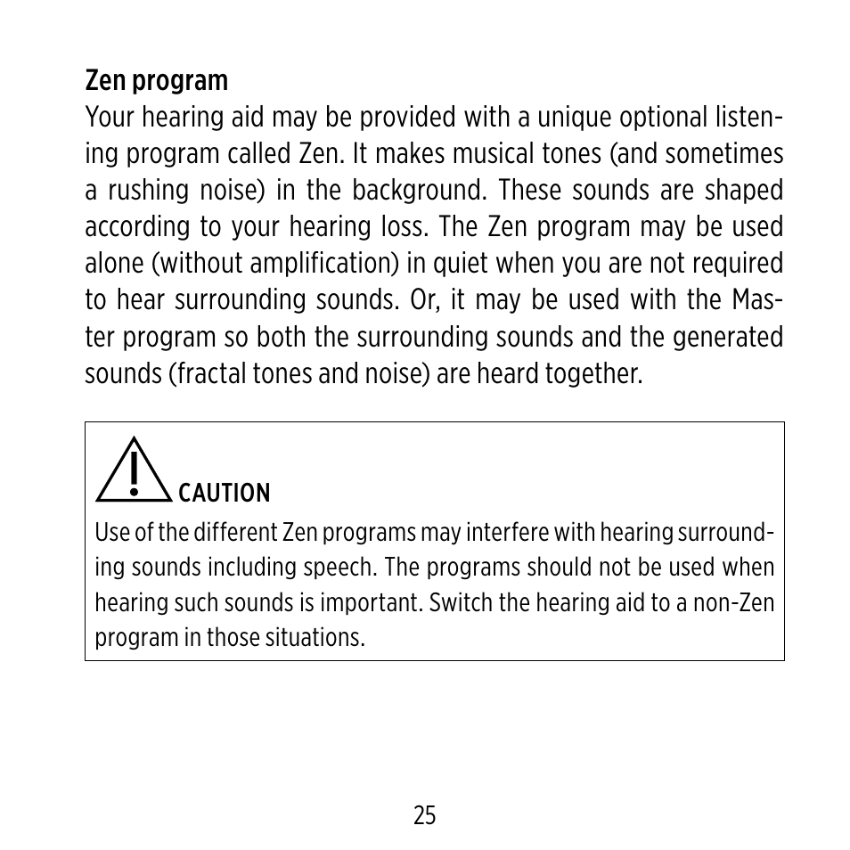 Widex ME-X User Manual | Page 25 / 64