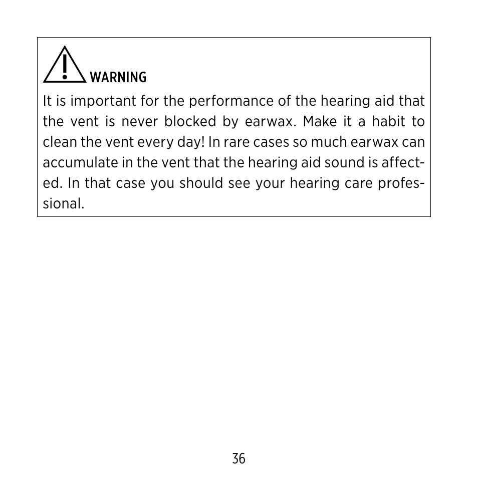 Widex ME-X User Manual | Page 36 / 64