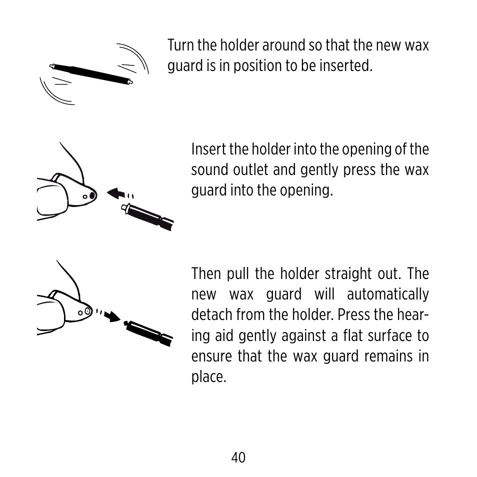 Widex ME-X User Manual | Page 40 / 64