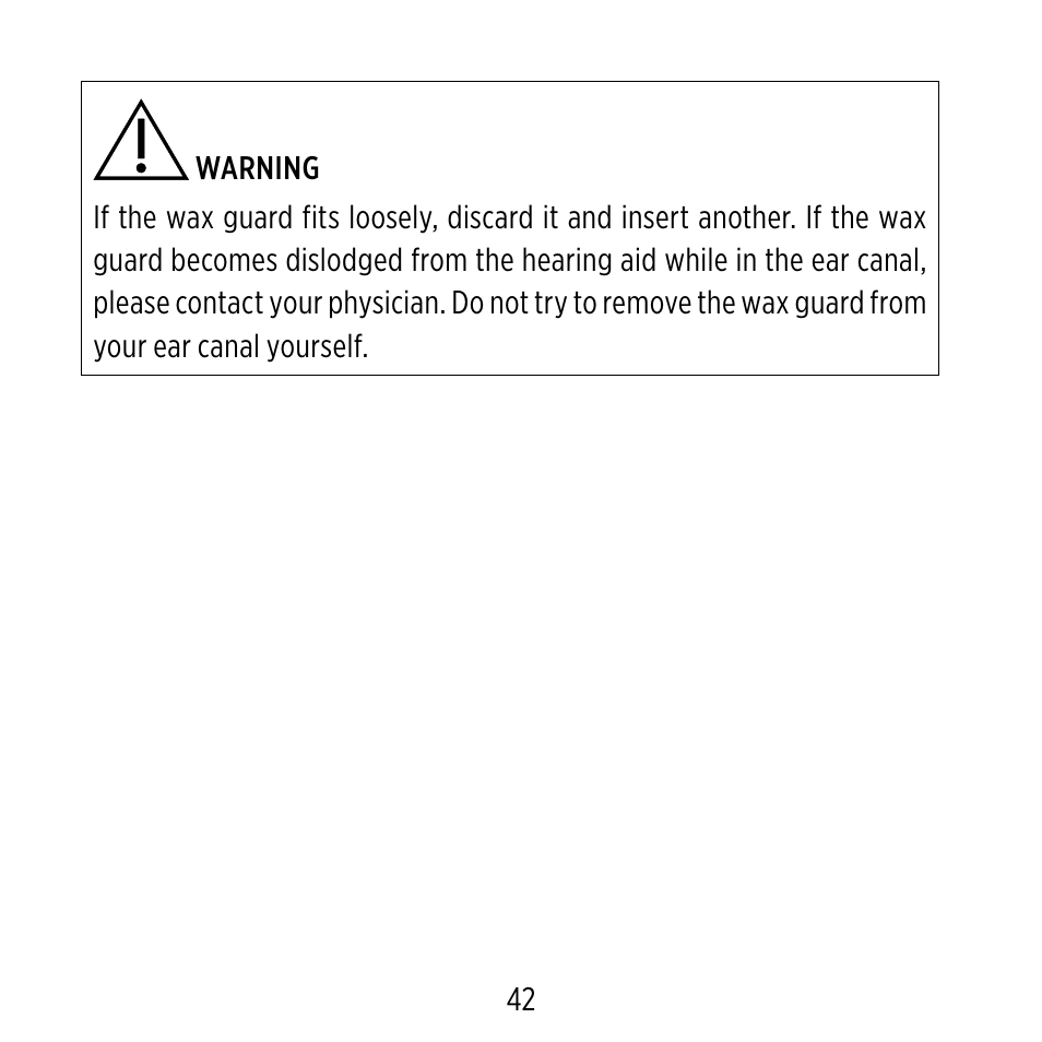 Widex ME-X User Manual | Page 42 / 64