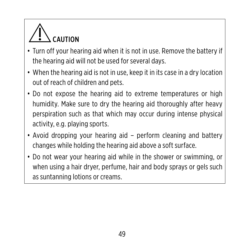 Widex ME-X User Manual | Page 49 / 64