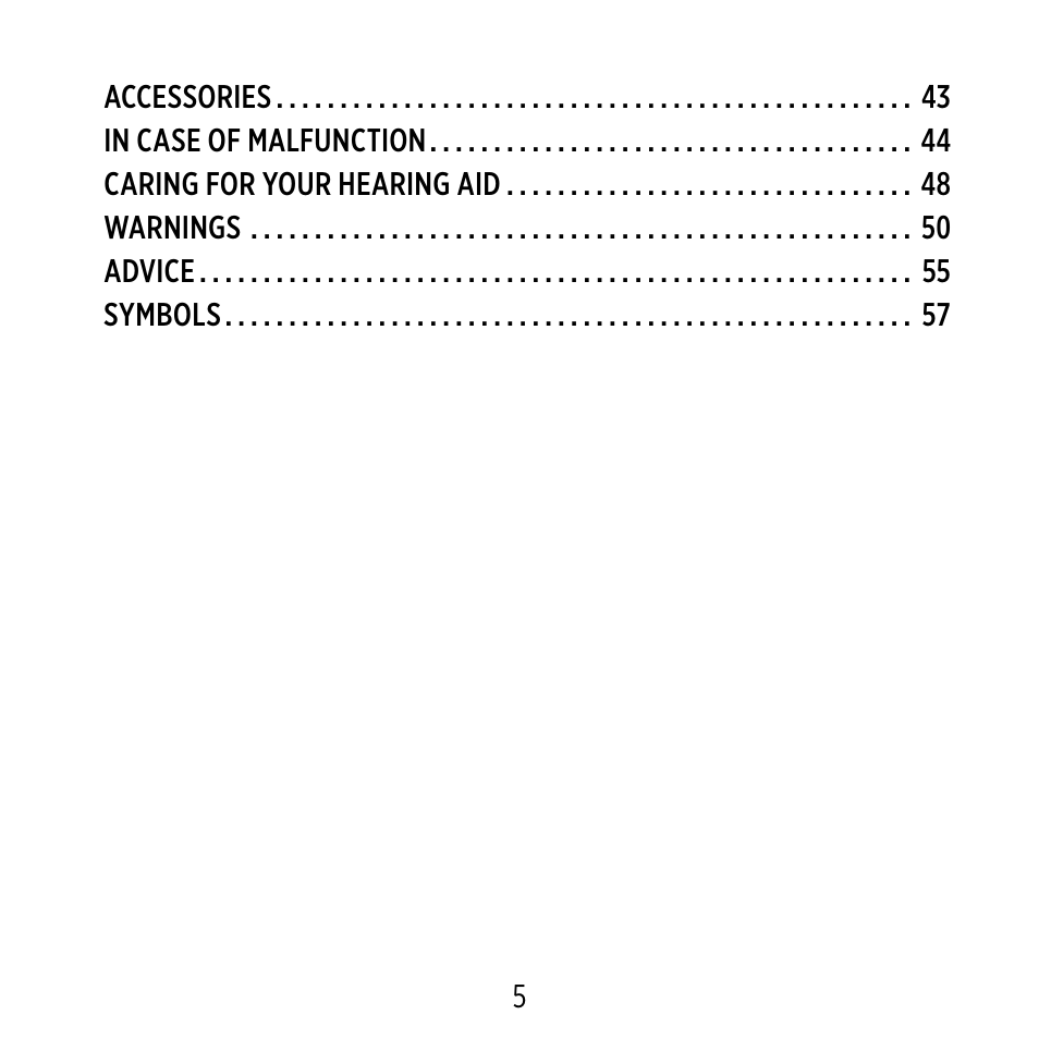 Widex ME-X User Manual | Page 5 / 64