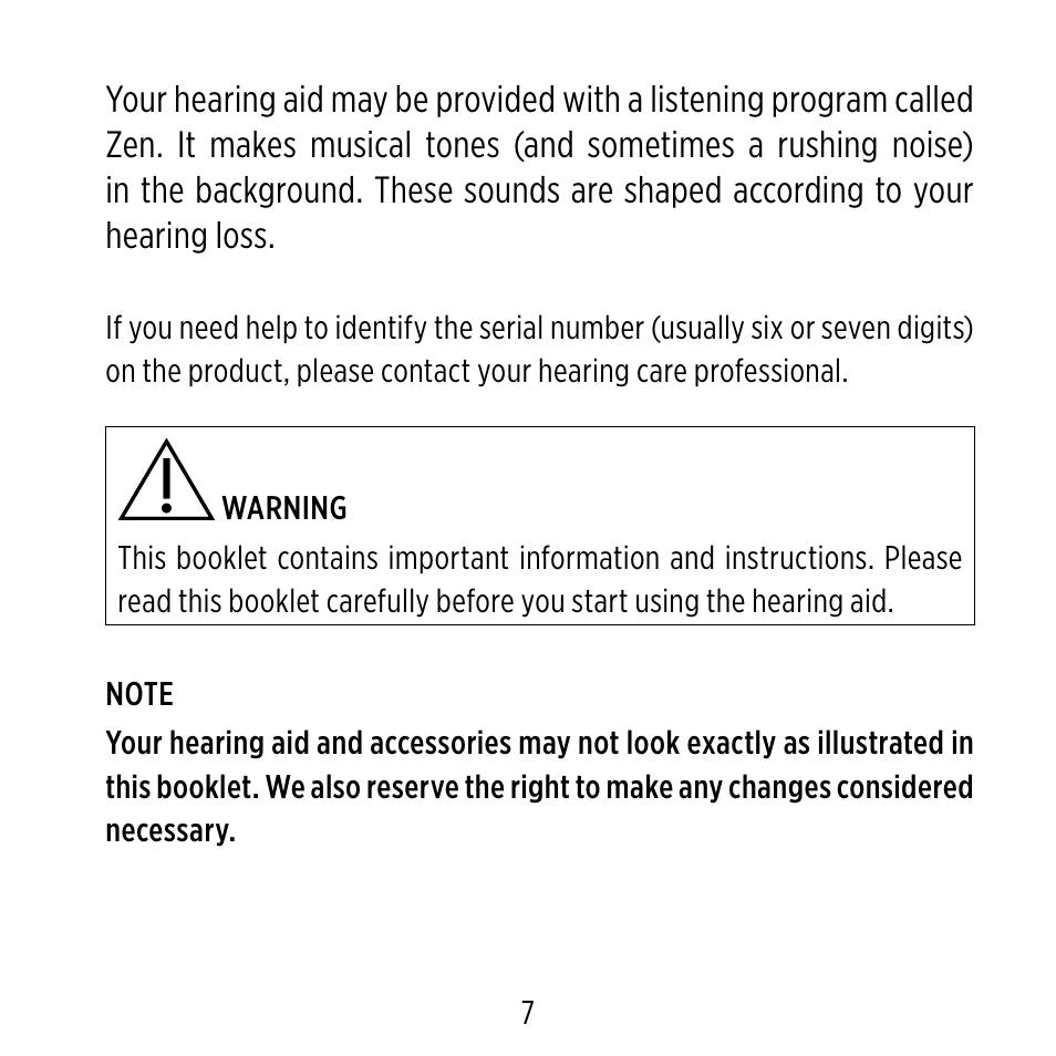 Widex ME-X User Manual | Page 7 / 64