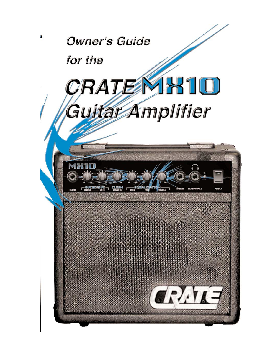 Crate Amplifiers MX10 User Manual | 4 pages