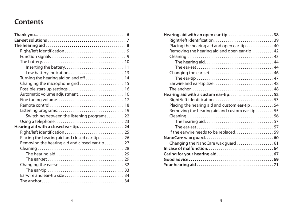 Widex PA-440 User Manual | Page 3 / 37