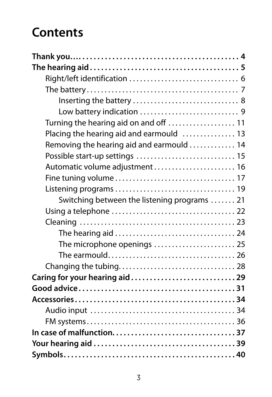 Widex RE-19 User Manual | Page 3 / 44