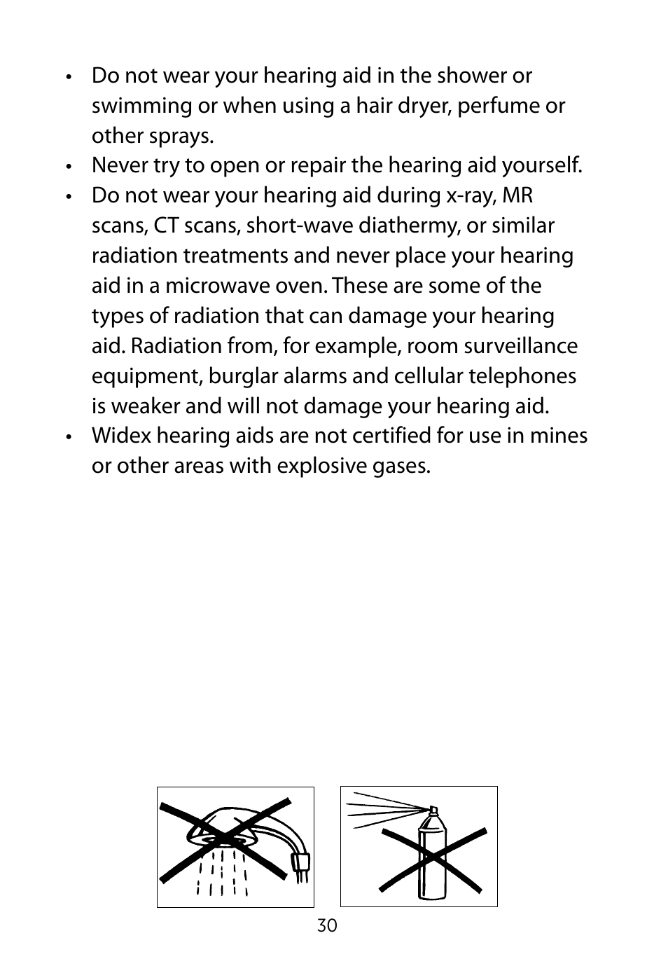 Widex RE-19 User Manual | Page 30 / 44
