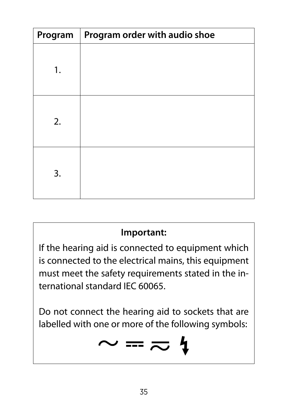 Widex RE-19 User Manual | Page 35 / 44