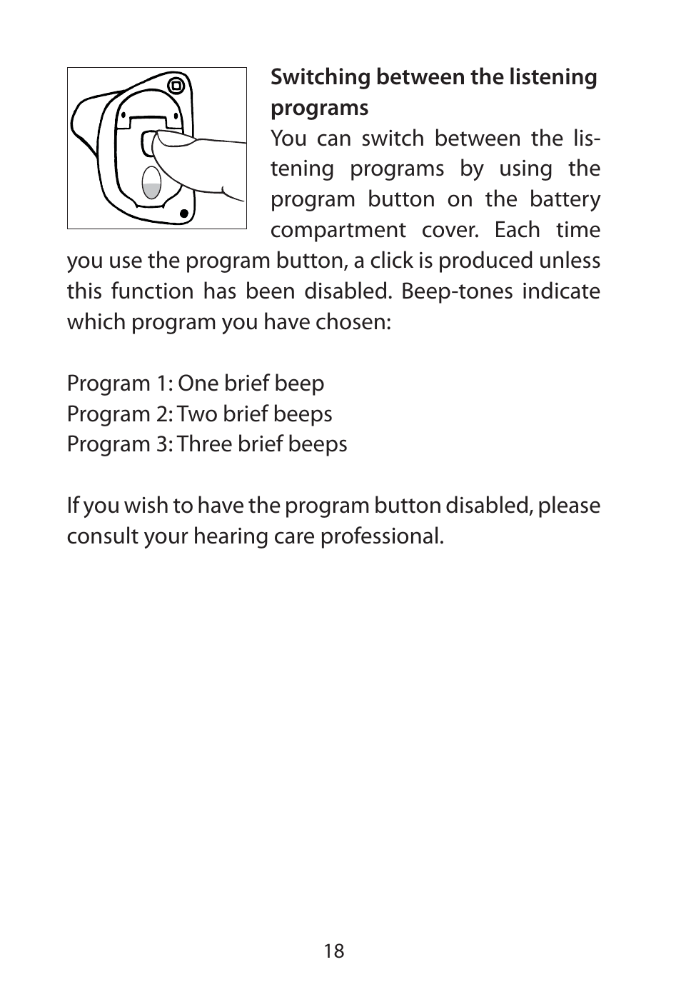Widex RE-X User Manual | Page 18 / 36
