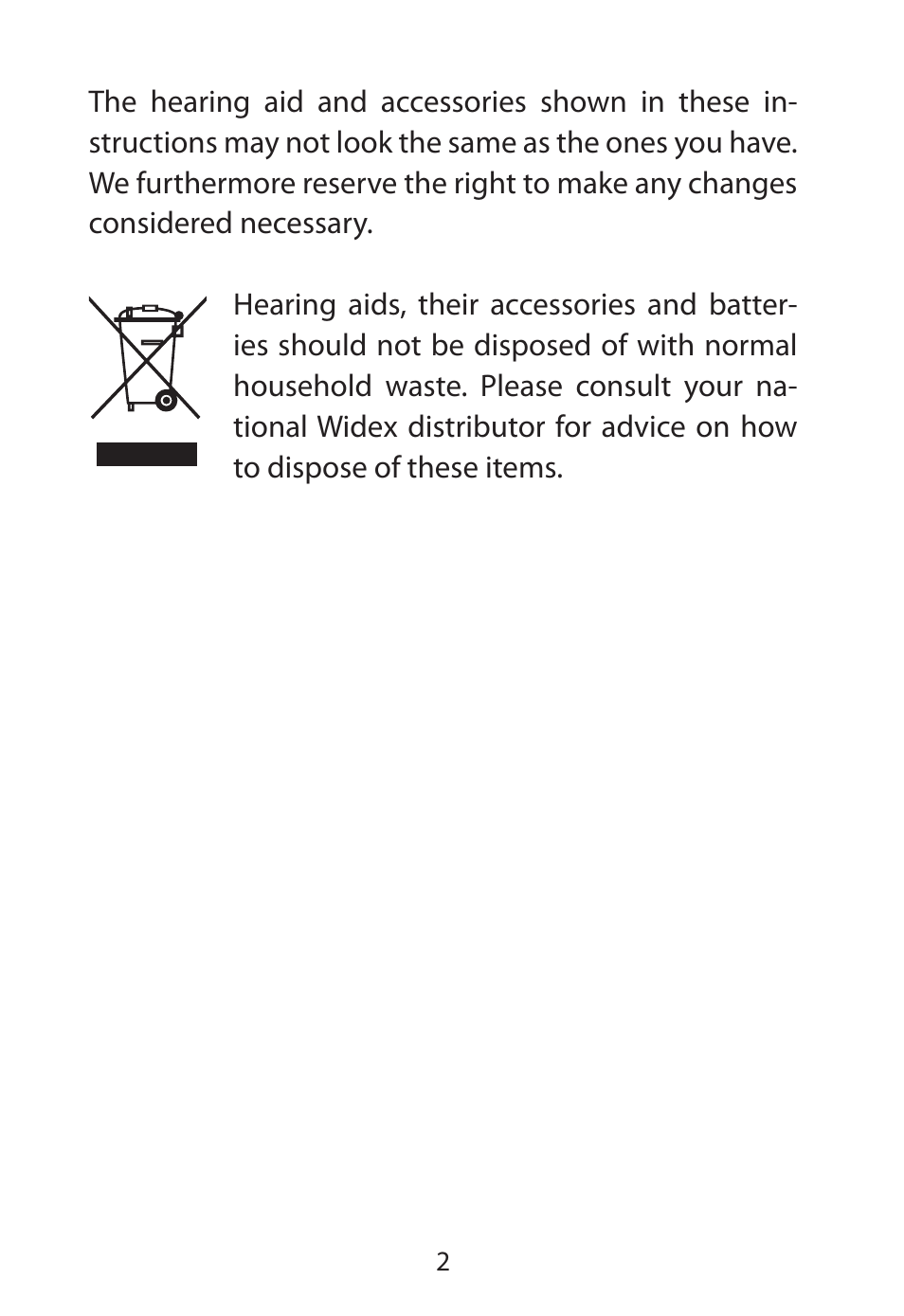 Widex RE-X User Manual | Page 2 / 36