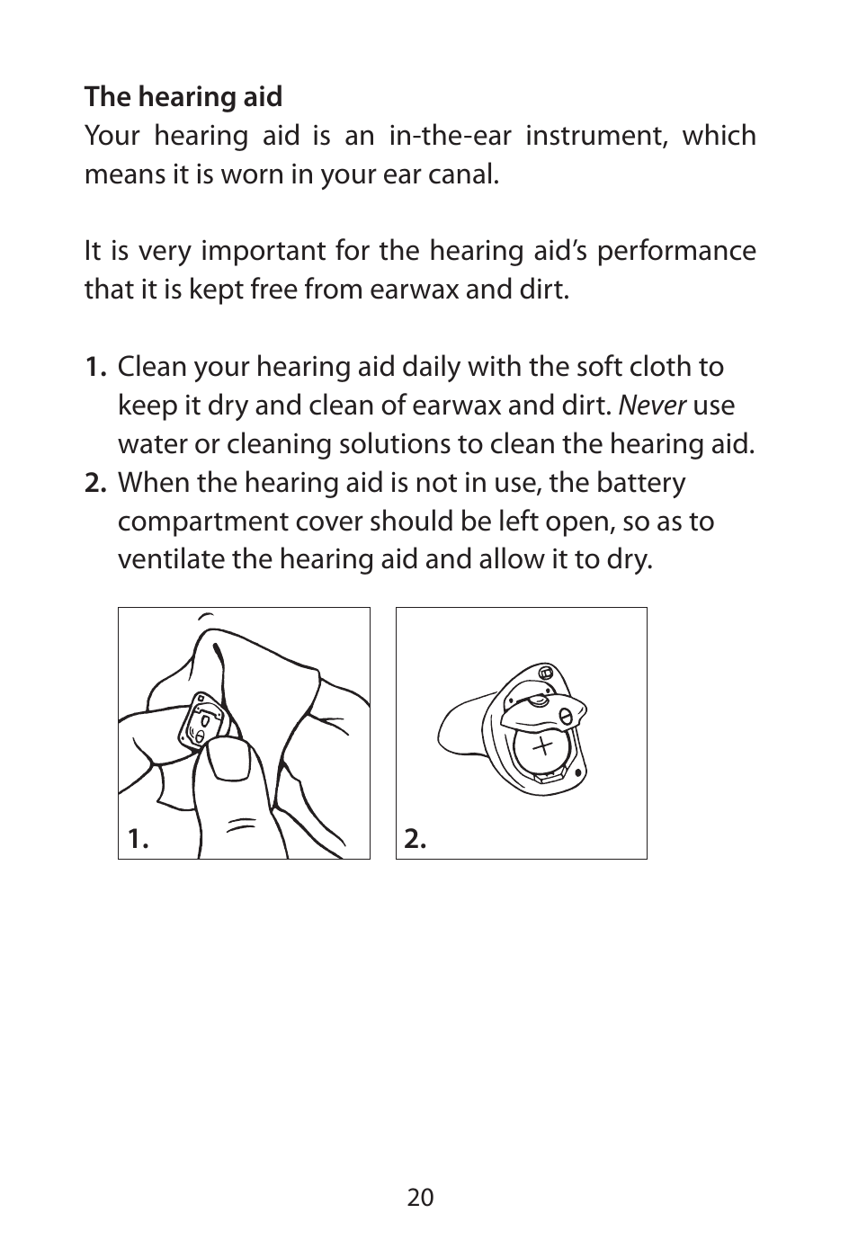 Widex RE-X User Manual | Page 20 / 36