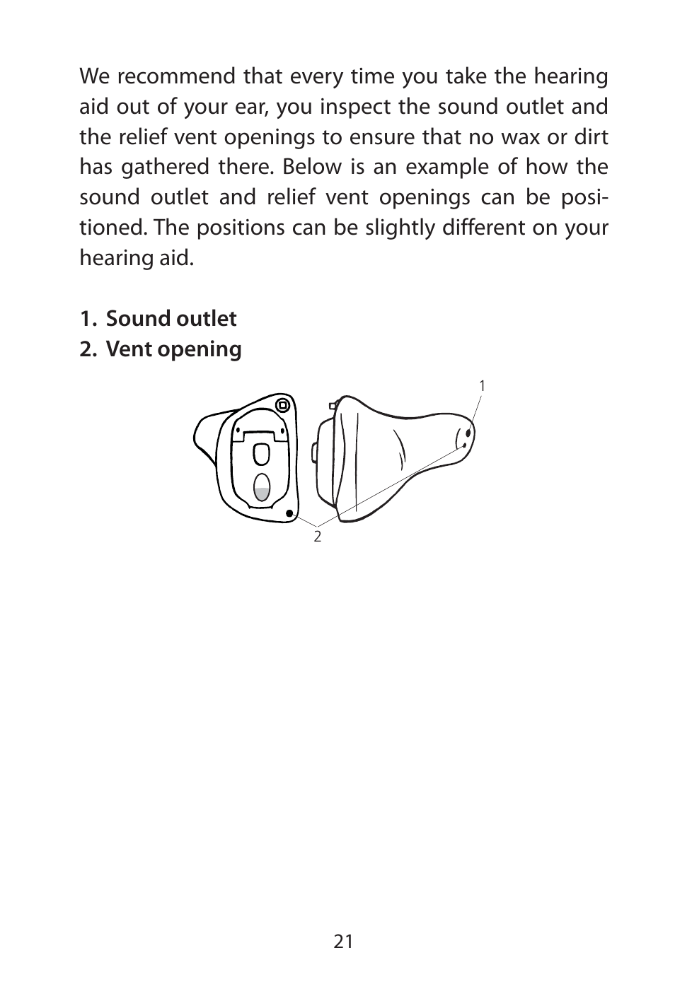 Widex RE-X User Manual | Page 21 / 36