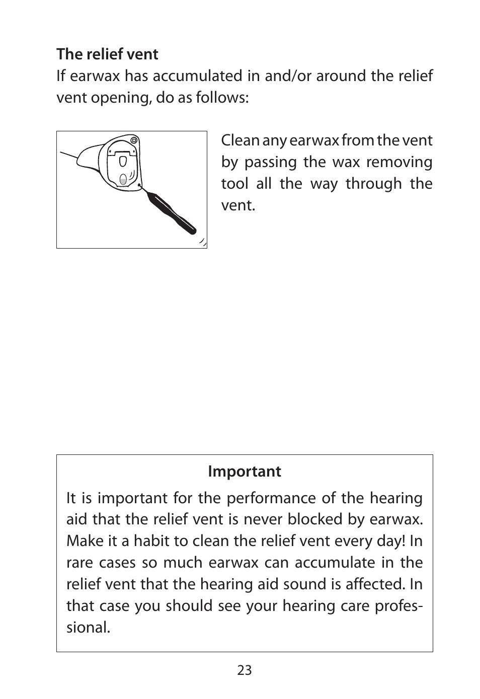 Widex RE-X User Manual | Page 23 / 36