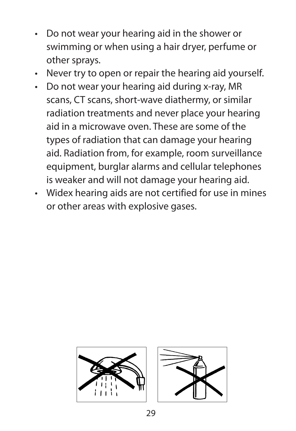 Widex RE-X User Manual | Page 29 / 36