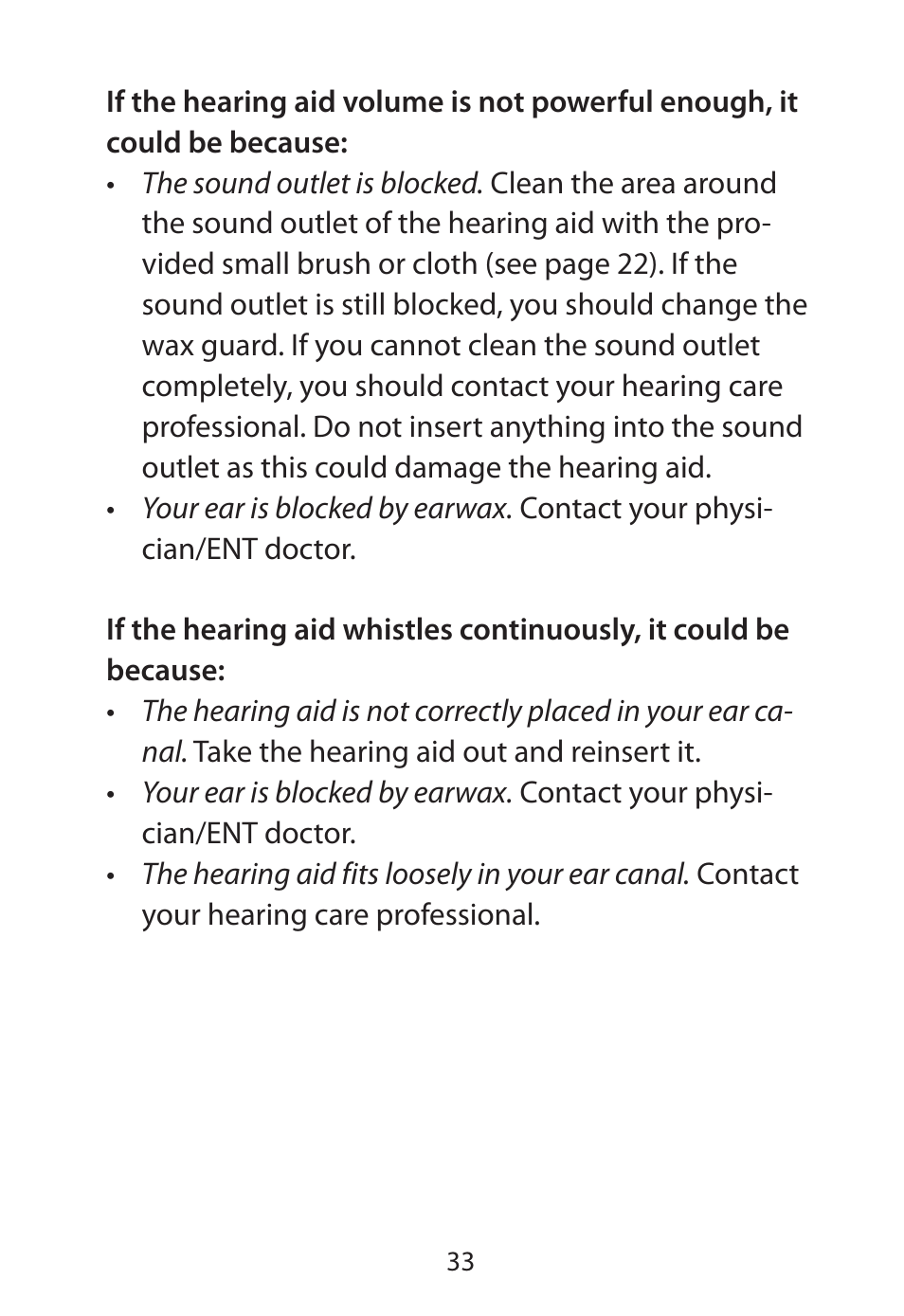 Widex RE-X User Manual | Page 33 / 36